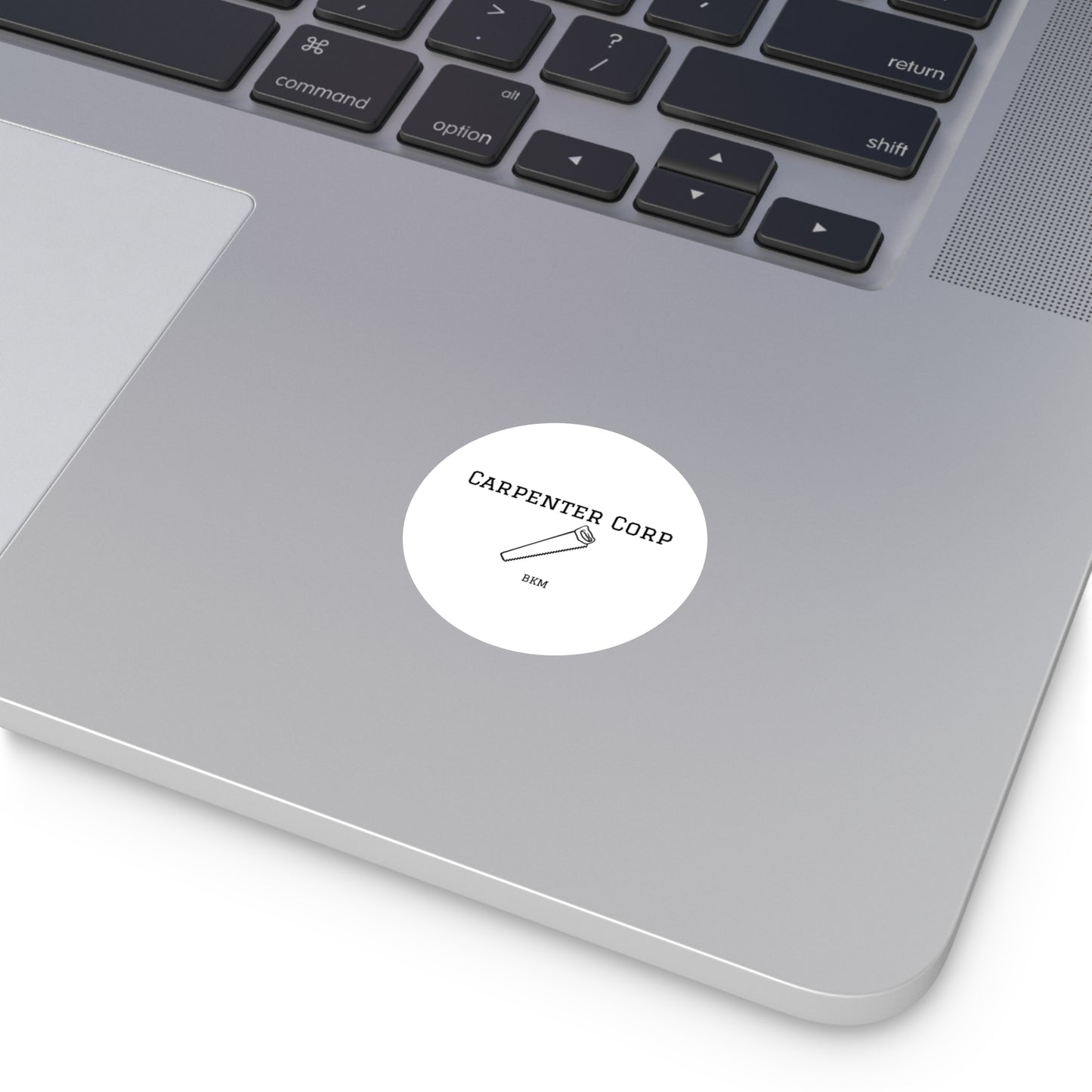 “Carpenter Corp” Round Sticker