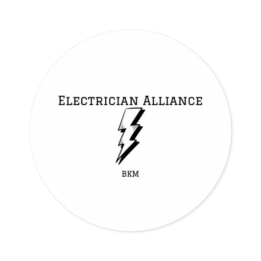“Electrician Alliance” Round Sticker