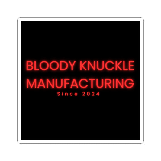 Bloody Knuckle Manufacturing Sticker